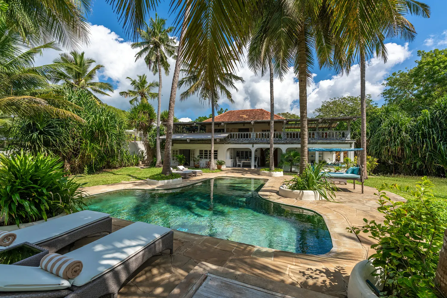 Beachfront Villa in Diani